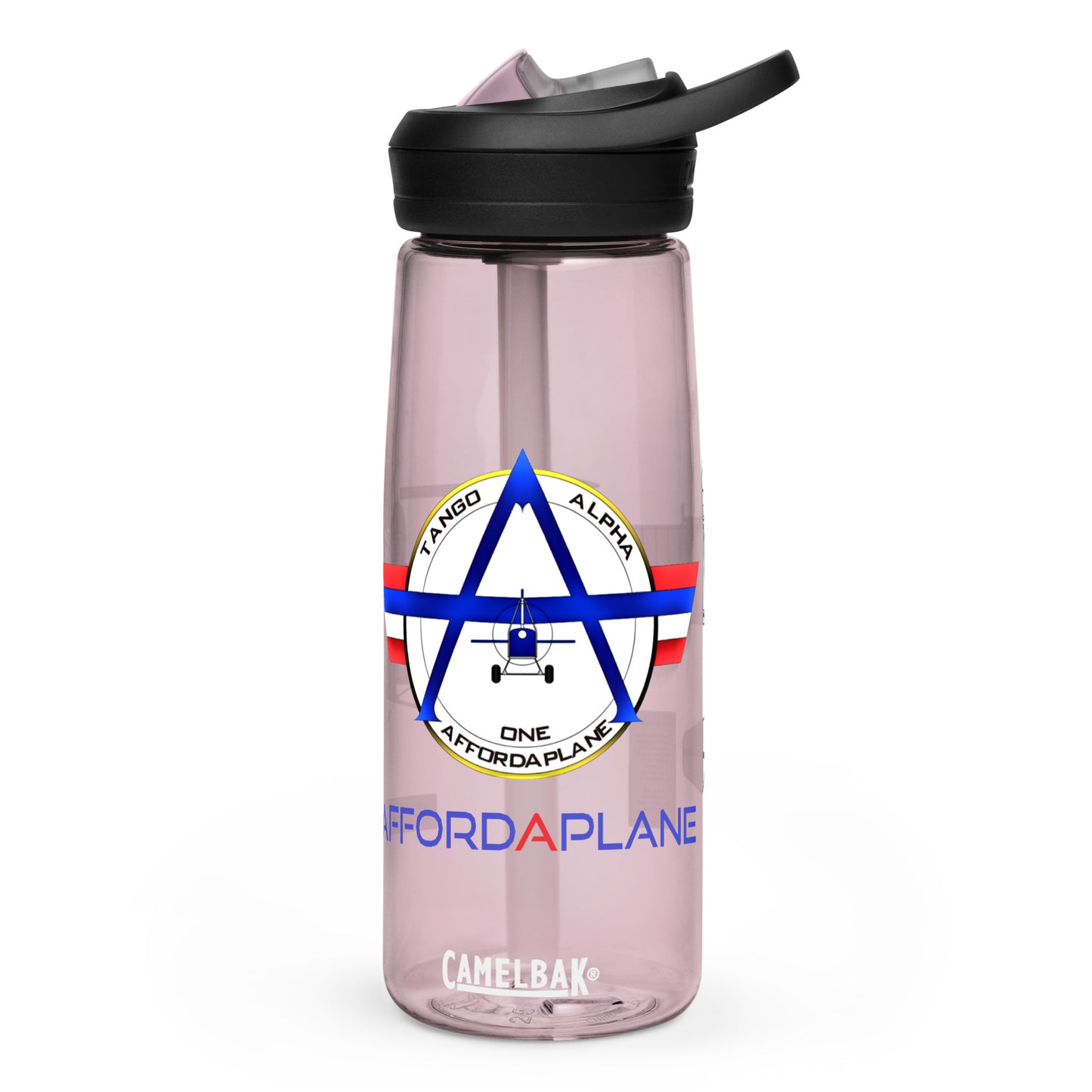Official Affordaplane Logo Sports water bottle