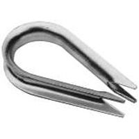 3/32" AN Type Thimble - Stainless Steel