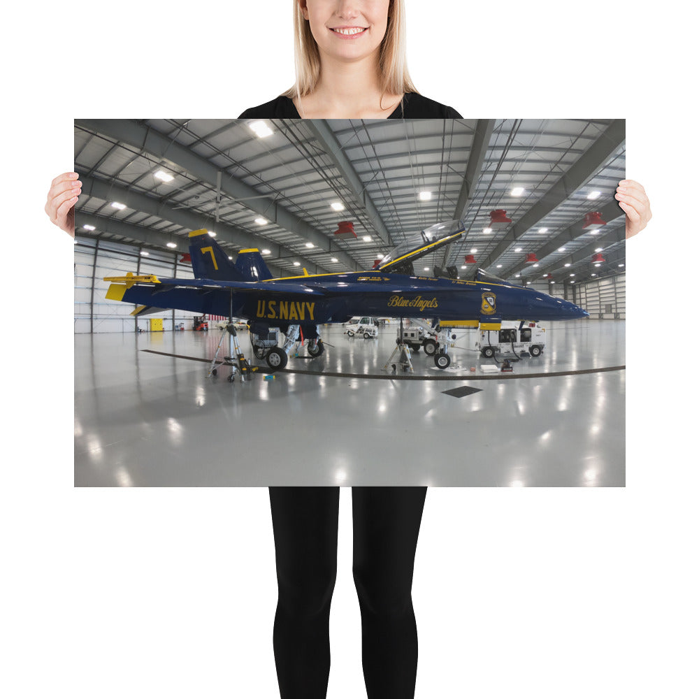 Blue Angel #7 F/A 18 Super Hornet Poster