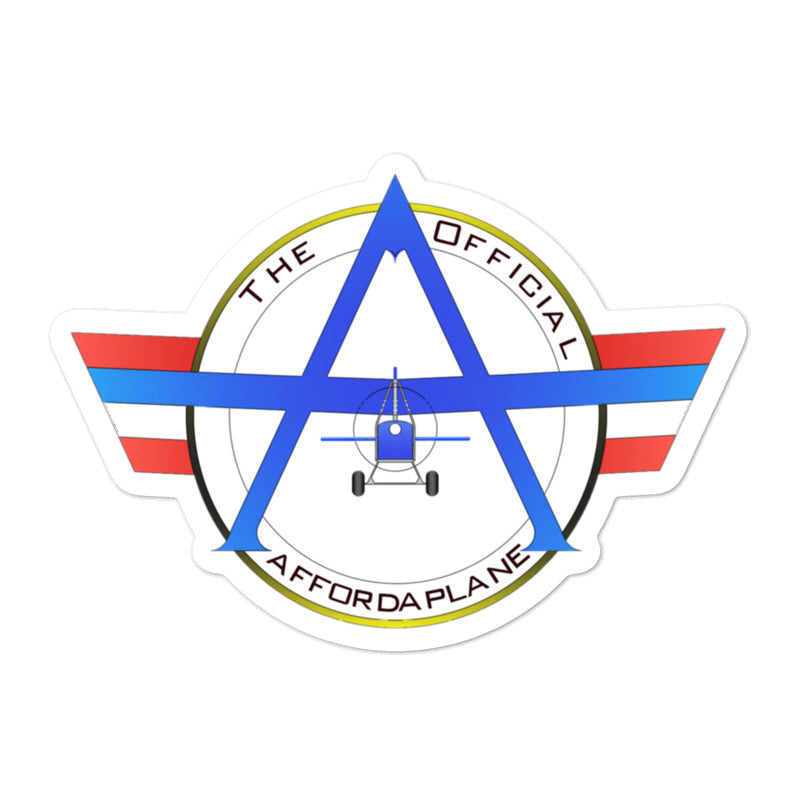 The Official Affordaplane Sticker