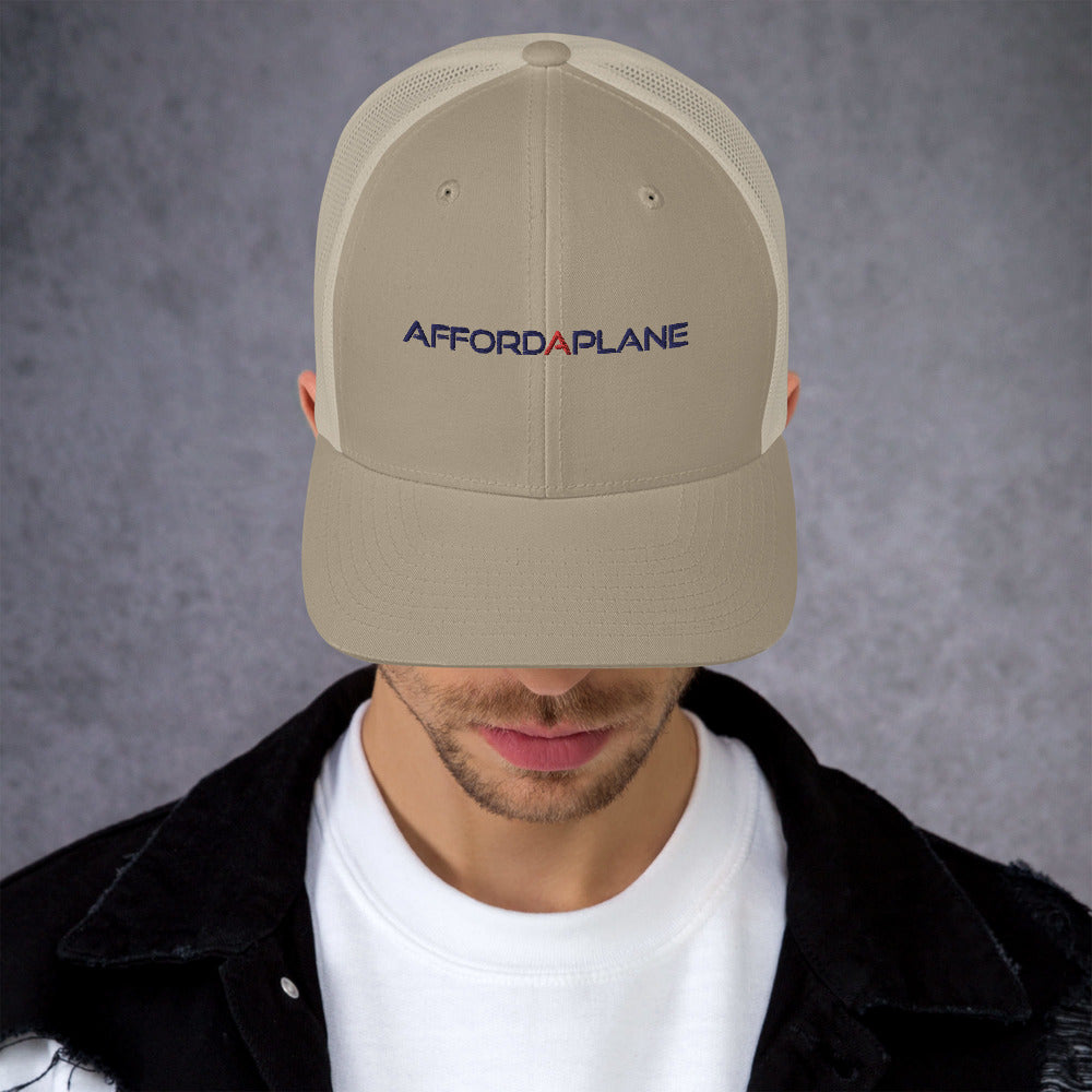 Affordaplane Trucker Cap (blue font)