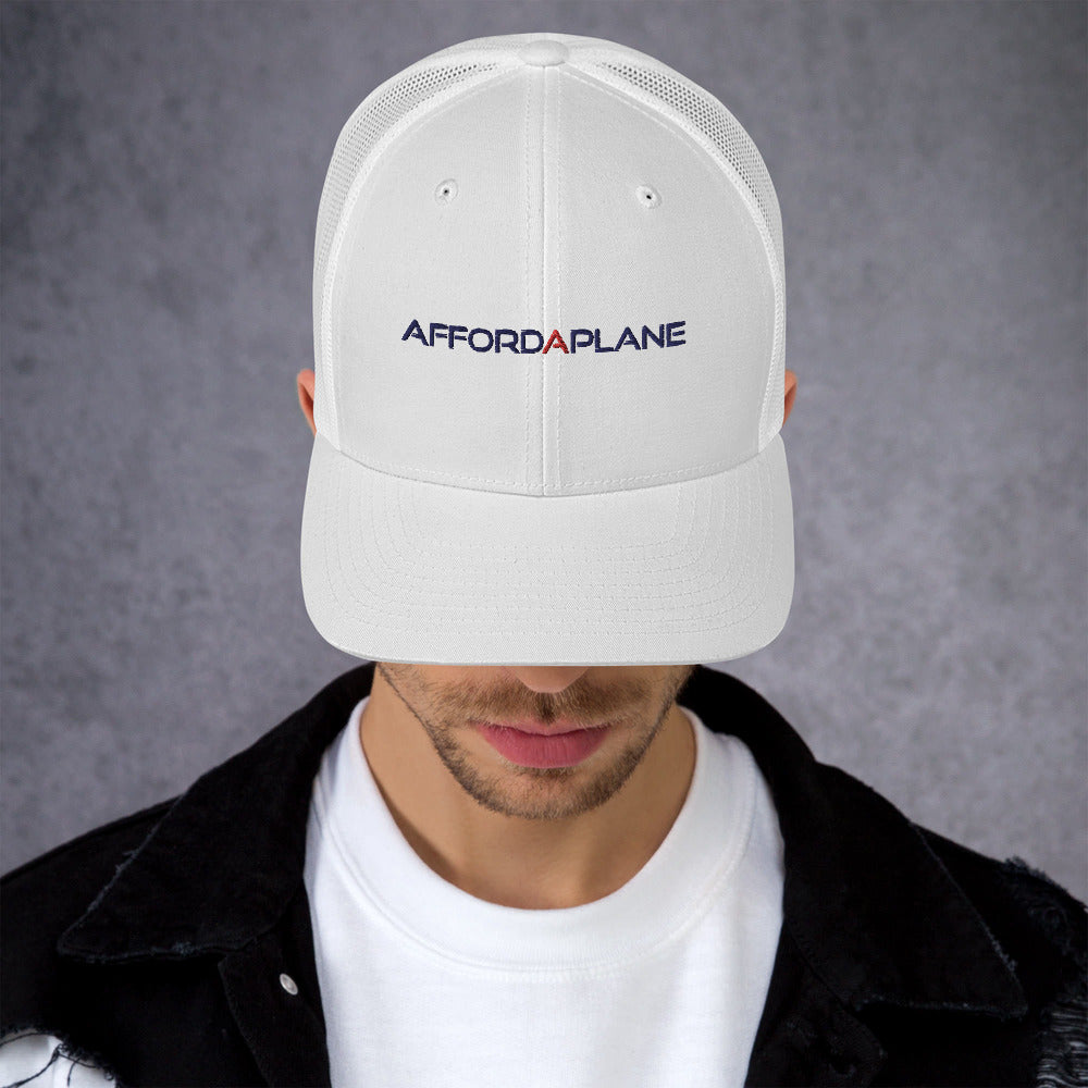 Affordaplane Trucker Cap (blue font)