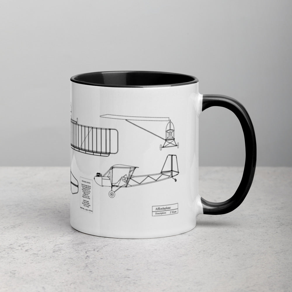 Positive Attitude Mug With A Splash Of Color Inside