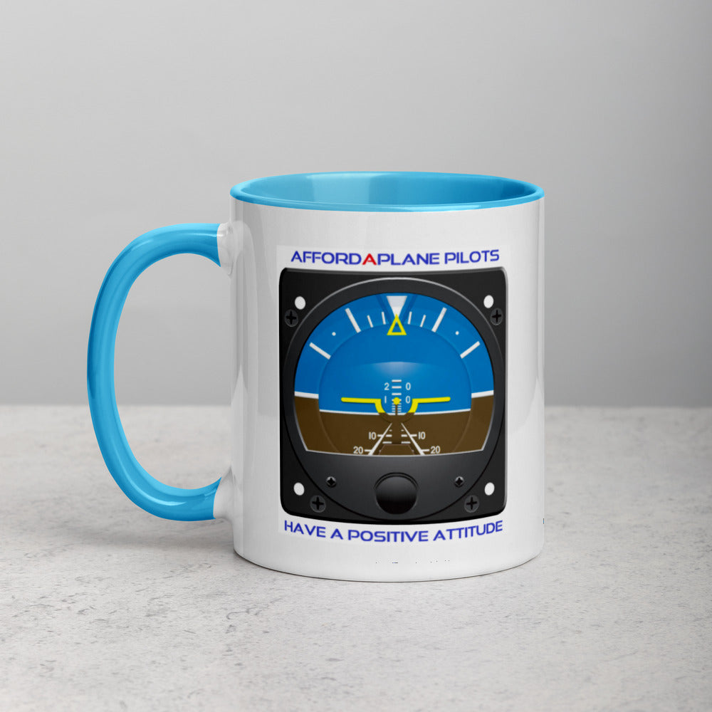 Positive Attitude Mug With A Splash Of Color Inside