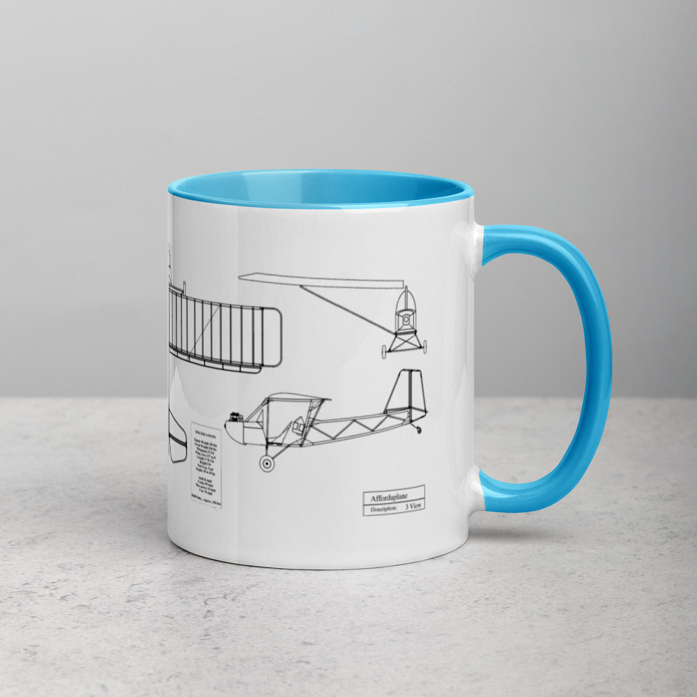 Positive Attitude Mug With A Splash Of Color Inside