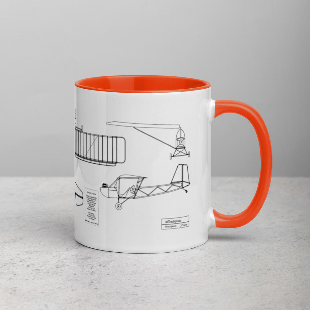 Positive Attitude Mug With A Splash Of Color Inside