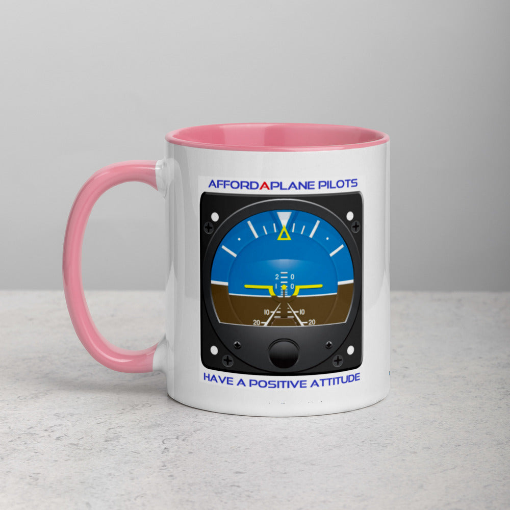 Positive Attitude Mug With A Splash Of Color Inside