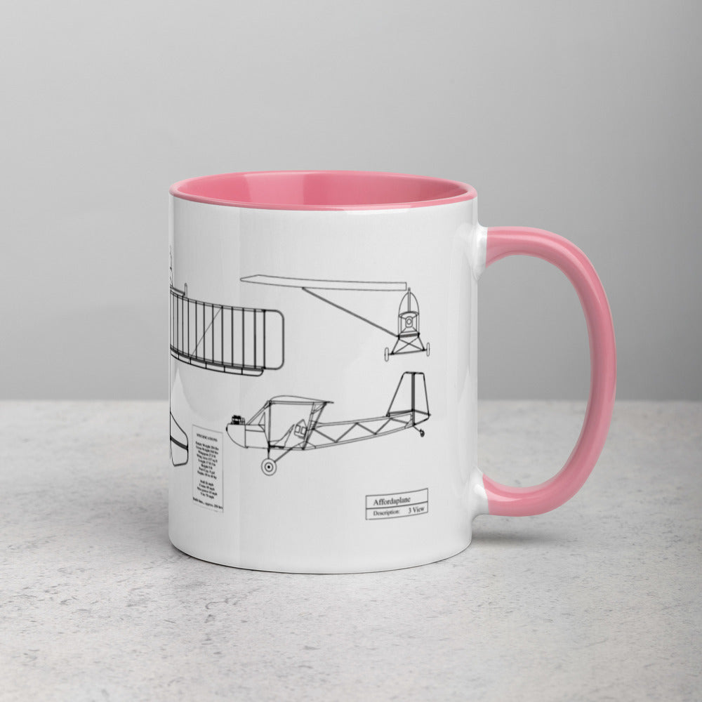 Positive Attitude Mug With A Splash Of Color Inside