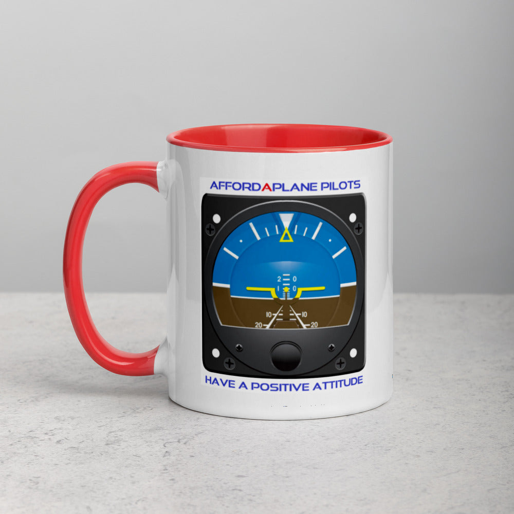 Positive Attitude Mug With A Splash Of Color Inside
