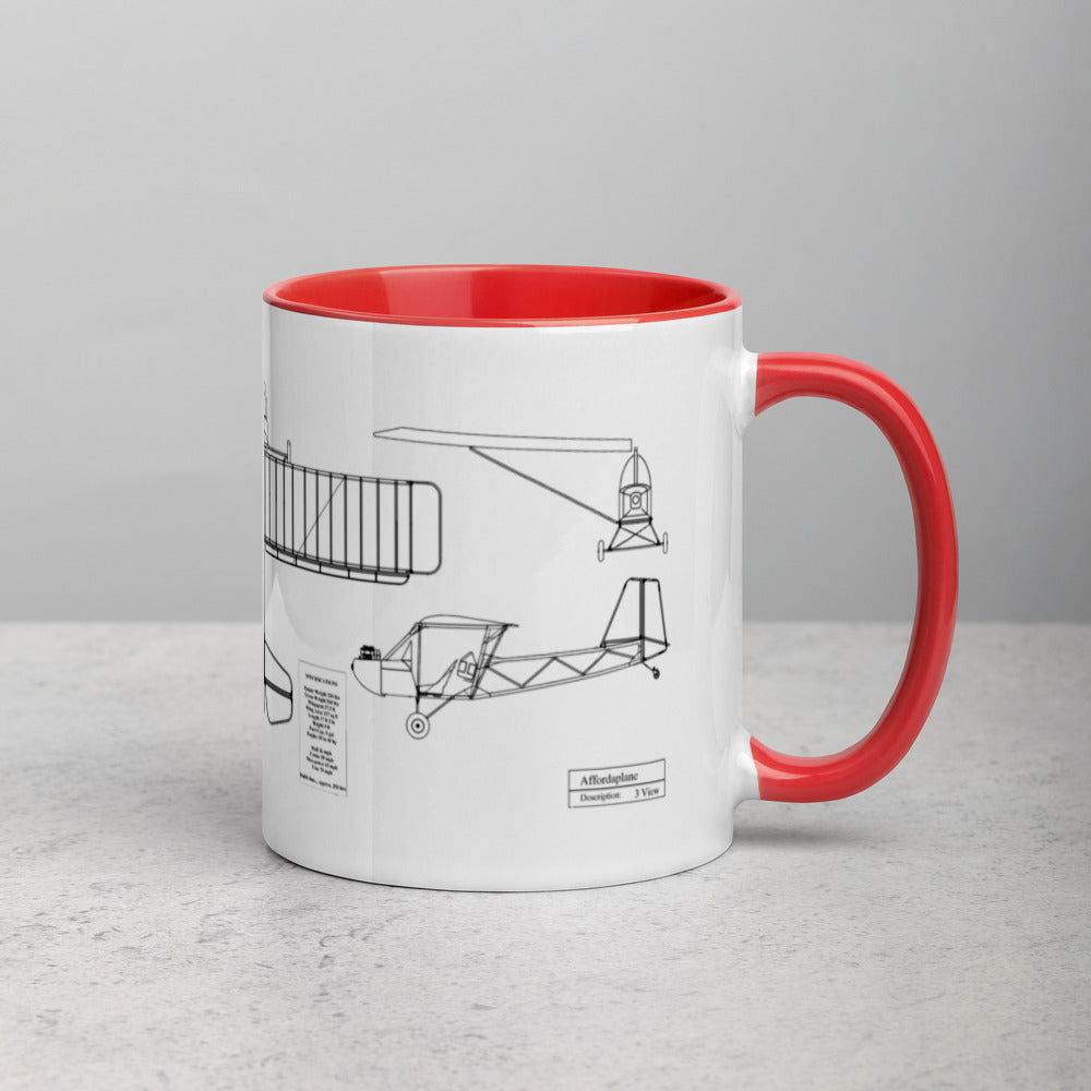 Positive Attitude Mug With A Splash Of Color Inside