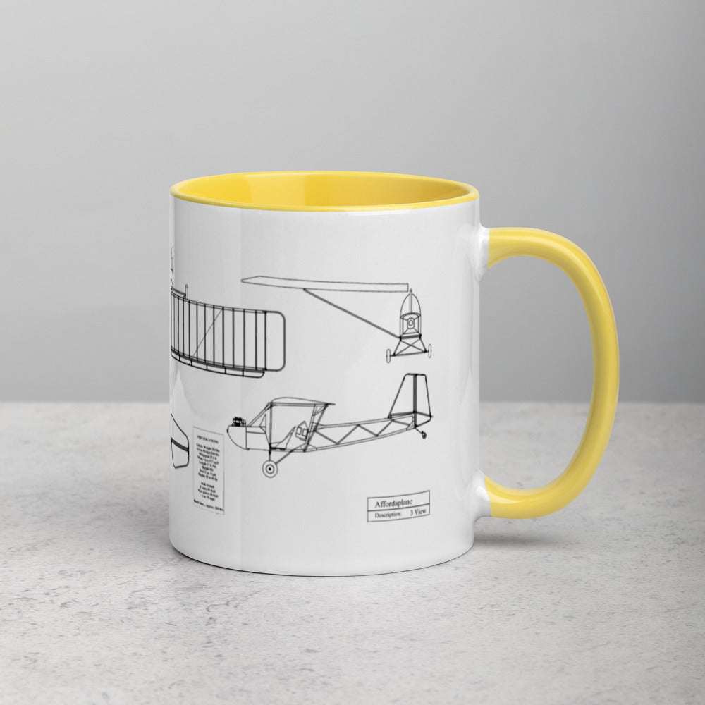 Positive Attitude Mug With A Splash Of Color Inside