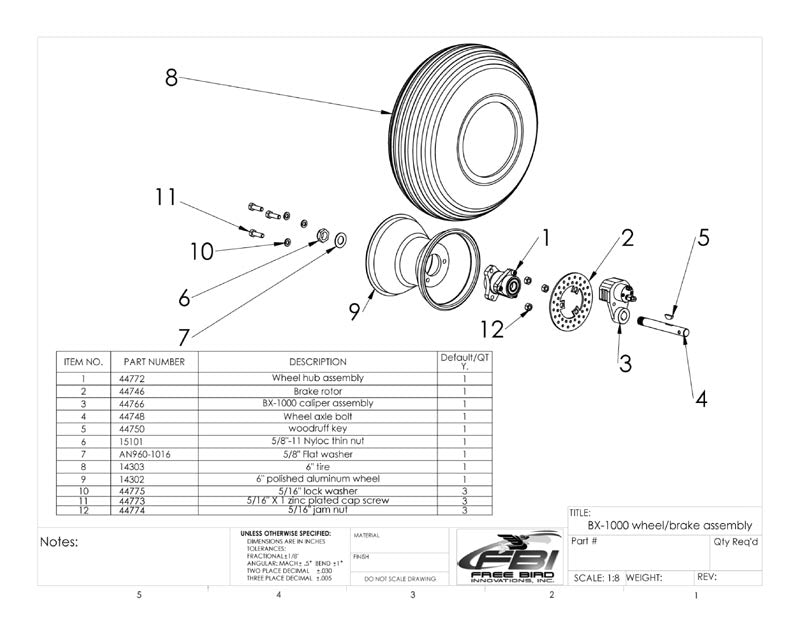 BX-1000 BLACK MAX HYDRAULIC BRAKE SYSTEM