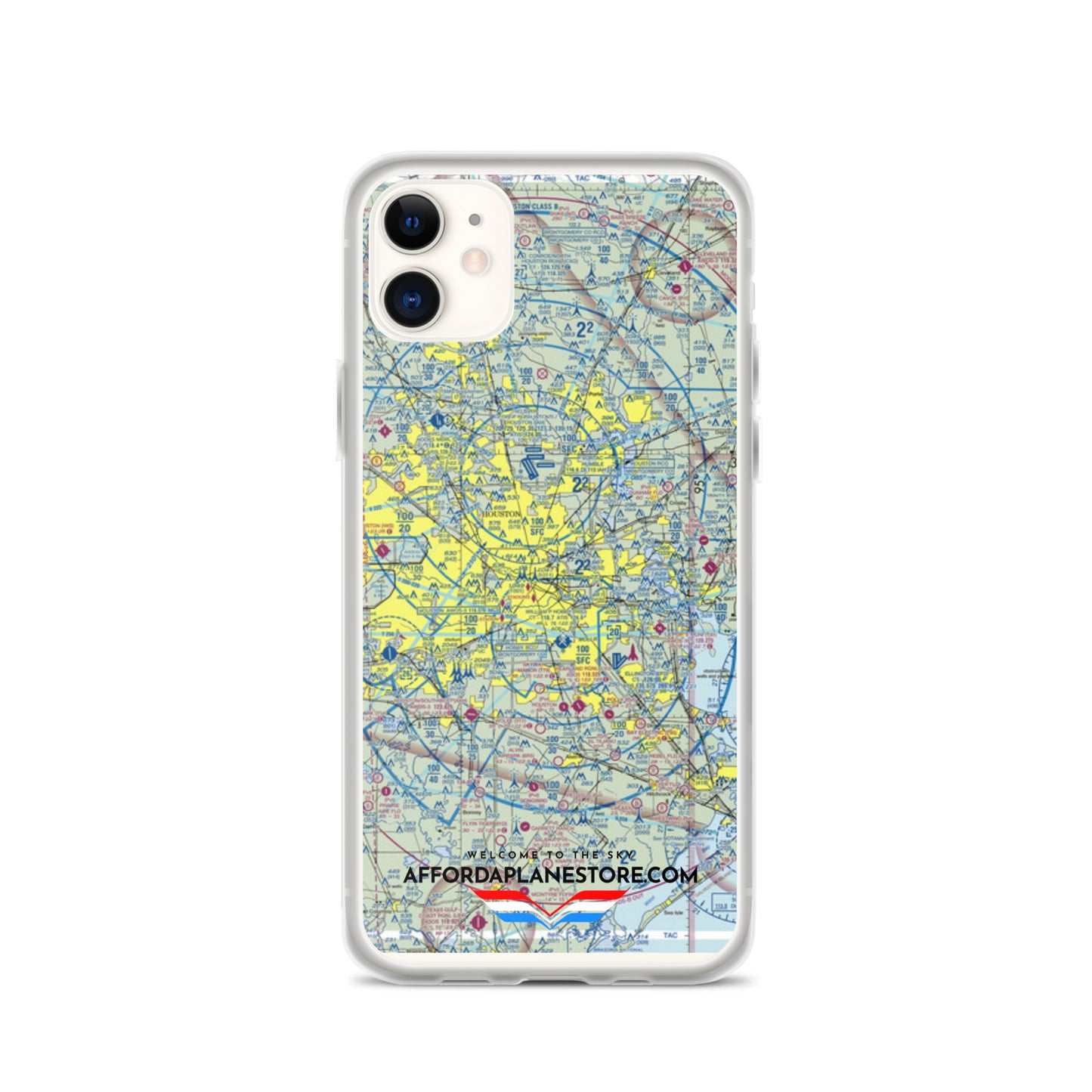 Clear KHOU TAC chart iPhone Case for iPhone®