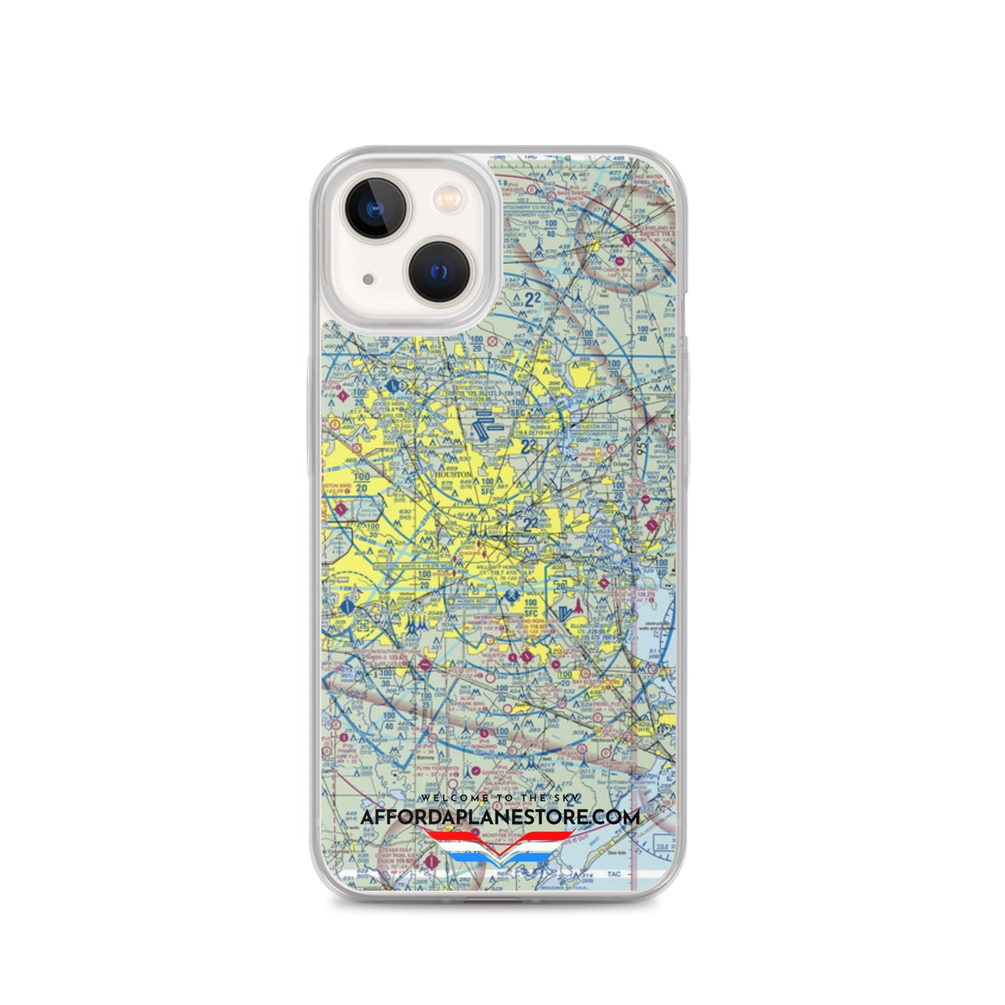 Clear KHOU TAC chart iPhone Case for iPhone®