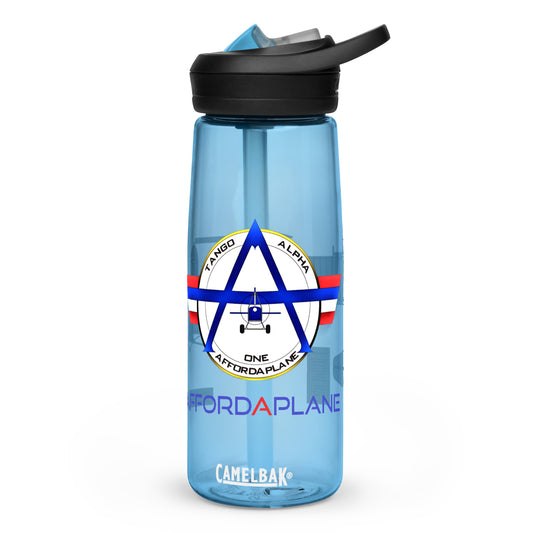 Official Affordaplane Logo Sports water bottle