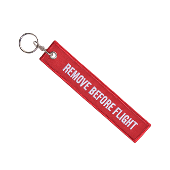 EMBROIDERED KEYCHAIN