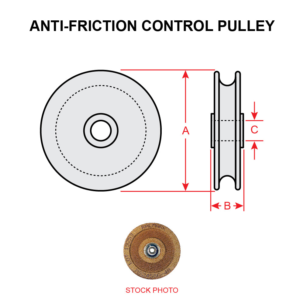 MS24566-2B PHENOLIC PULLEY
