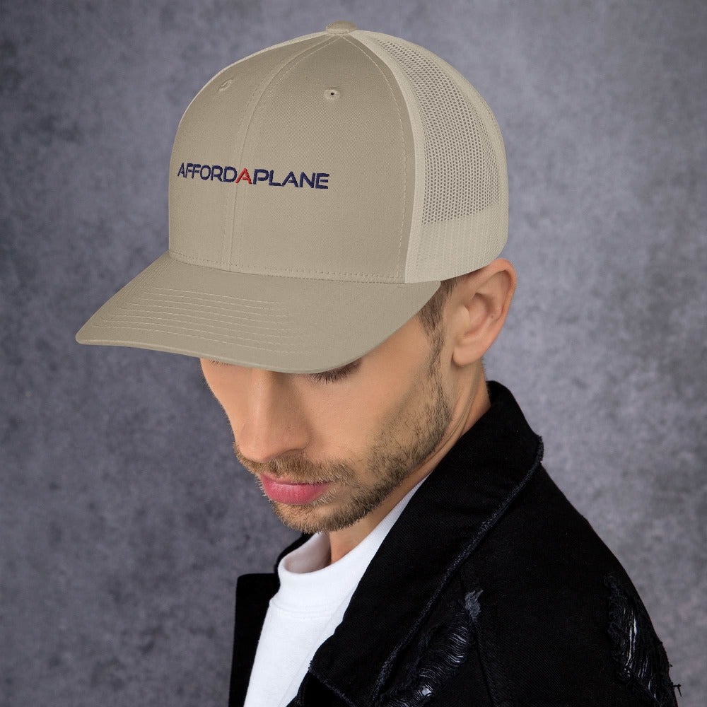 Affordaplane Trucker Cap (blue font)