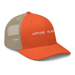 Affordaplane Mesh Trucker Cap